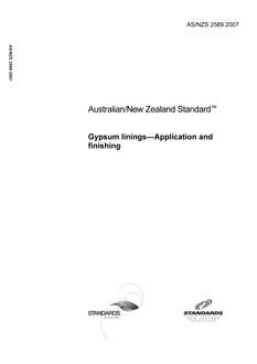 AS/NZS 2589:2007 PDF