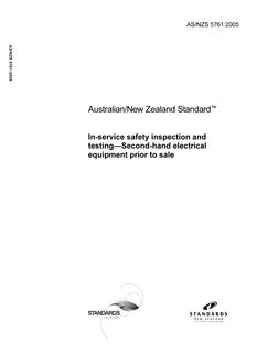 AS/NZS 5761:2005 PDF