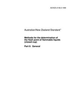 AS/NZS 2106.0:1999 PDF