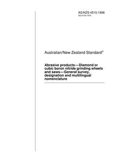 AS/NZS 4515:1998 PDF