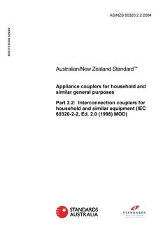 AS/NZS 60320.2.2 PDF