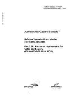 AS/NZS 3350.2.66:1997 PDF