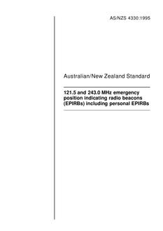 AS/NZS 4330:1995 PDF