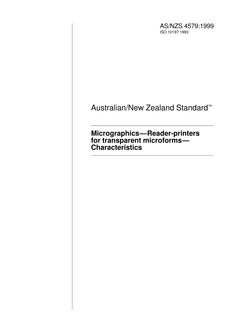 AS/NZS 4579 PDF