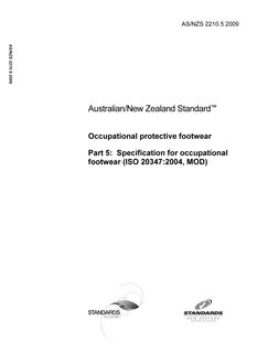 AS/NZS 2210.5:2009 PDF