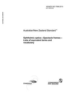 AS/NZS ISO 7998 PDF