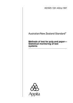 AS/NZS 1301.402RP:1997 PDF