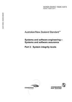 AS/NZS ISO/IEC 15026.3:2013 PDF