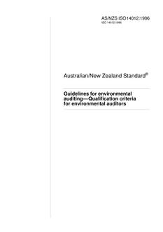 AS/NZS ISO 14012:1996 PDF