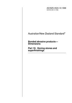 AS/NZS 4524.10:1998 PDF