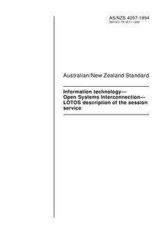 AS/NZS 4207 PDF