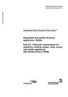 AS/NZS 60335.2.6 PDF