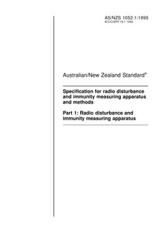 AS/NZS 1052.1:1995 PDF