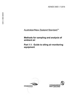 AS/NZS 3580.1.1 PDF