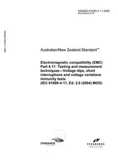 AS/NZS 61000.4.11 PDF