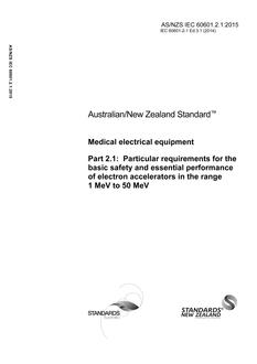 AS/NZS IEC 60601.2.1 PDF