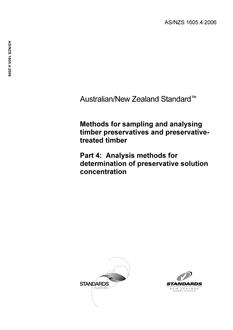 AS/NZS 1605.4:2006 PDF