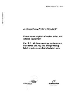 AS/NZS 62087.2.2:2010 PDF