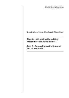 AS/NZS 4257.0 PDF