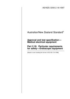 AS/NZS 3200.2.18:1997 PDF