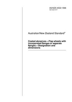 AS/NZS 4532:1998 PDF