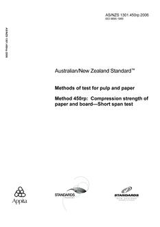 AS/NZS 1301.450RP:2006 PDF