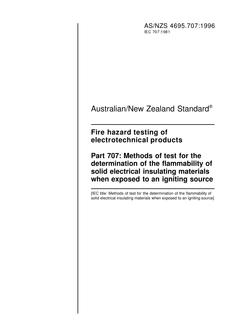 AS/NZS 4695.707:1996 PDF