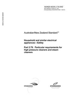 AS/NZS 60335.2.79:2002 PDF