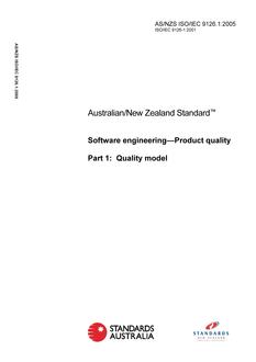 AS/NZS ISO/IEC 9126.1 PDF