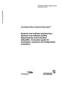 AS/NZS ISO/IEC 25041 PDF