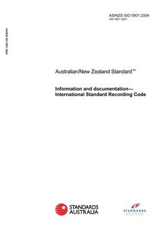 AS/NZS ISO 5901:2004 PDF