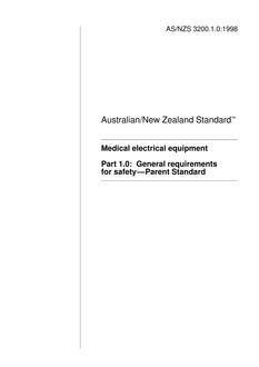 AS/NZS 3200.1.0-1998 PDF