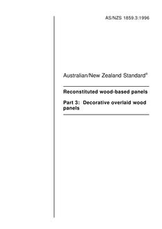 AS/NZS 1859.3:1996 PDF