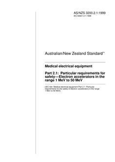 AS/NZS 3200.2.1:1999 PDF