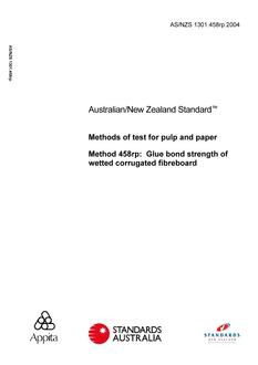 AS/NZS 1301.458RP:2004 PDF