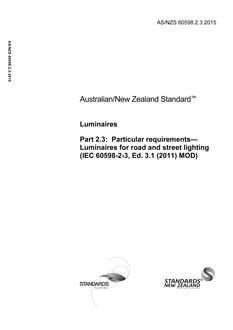 AS/NZS 60598.2.3 PDF