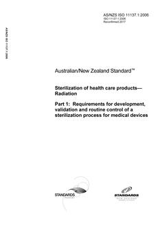 AS/NZS ISO 11137.1 PDF