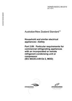 AS/NZS 60335.2.89:2010 PDF