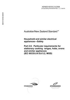 AS/NZS 60335.2.6:2008 PDF