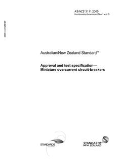 AS/NZS 3111 PDF