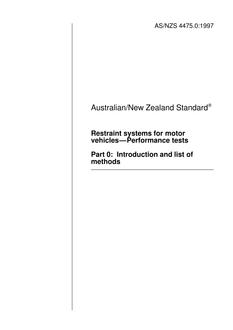 AS/NZS 4475.0 PDF