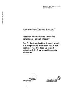 AS/NZS IEC 60331.3:2017 PDF