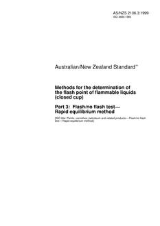 AS/NZS 2106.3:1999 PDF