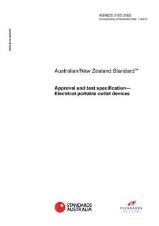 AS/NZS 3105:2002 PDF