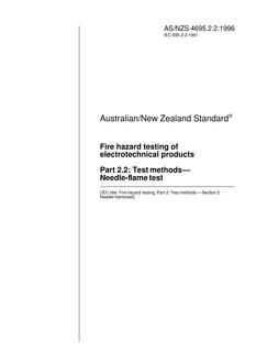 AS/NZS 4695.2.2:1996 PDF