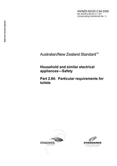 AS/NZS 60335.2.84:2006 PDF