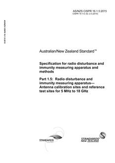 AS/NZS CISPR 16.1.5 PDF