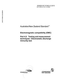 AS/NZS IEC 61000.4.2 PDF