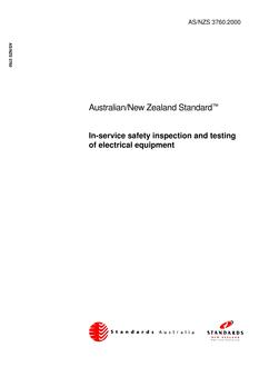 AS/NZS 3760:2000 PDF