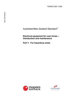 AS/NZS 2290.1:2005 PDF